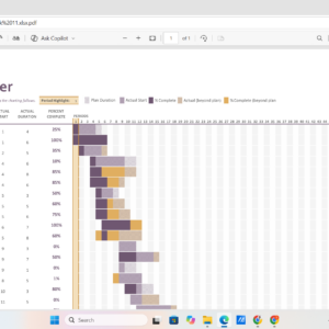Advanced Budget Dashboard – Template 1