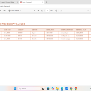 Client & Customer Tracker Excel Template