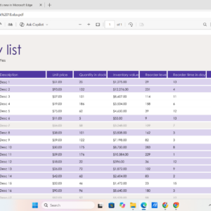 Inventory Management Excel Template
