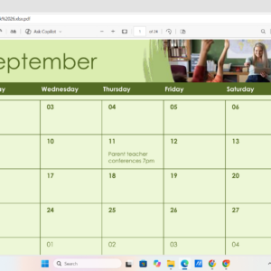 Monthly Goal Planner