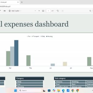 Personal Finance & Expense Planner